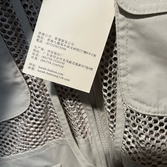 Vintage KAZAH Utility Cargo Vest. New with tags. - Picture 9 of 11